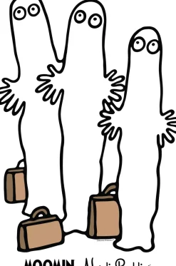 Moomin Tote Bag - Hattifnattene Blå