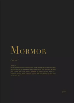 Mormor Gullposter