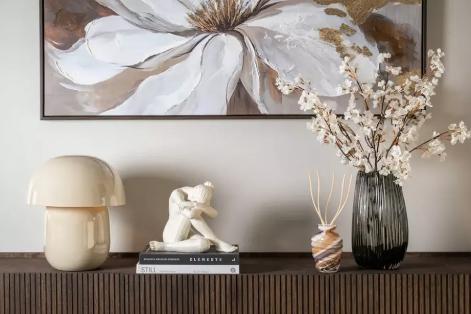 Mushroom Bordlampe Beige