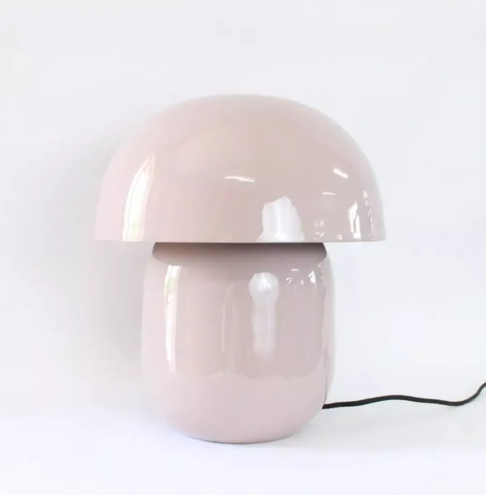 Mushroom Bordlampe Rosa
