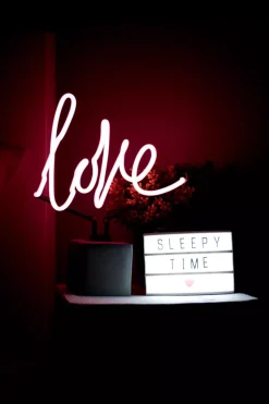 Neonlampe - Love