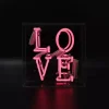 Neonskilt - LOVE Rosa