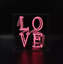 Neonskilt - LOVE Rosa