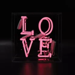 Neonskilt - LOVE Rosa