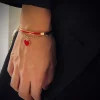 Noble Heart Armbånd Rød/Gull