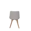 Nora - Spisestol Beige 59x44x86cm Tekstil, metall