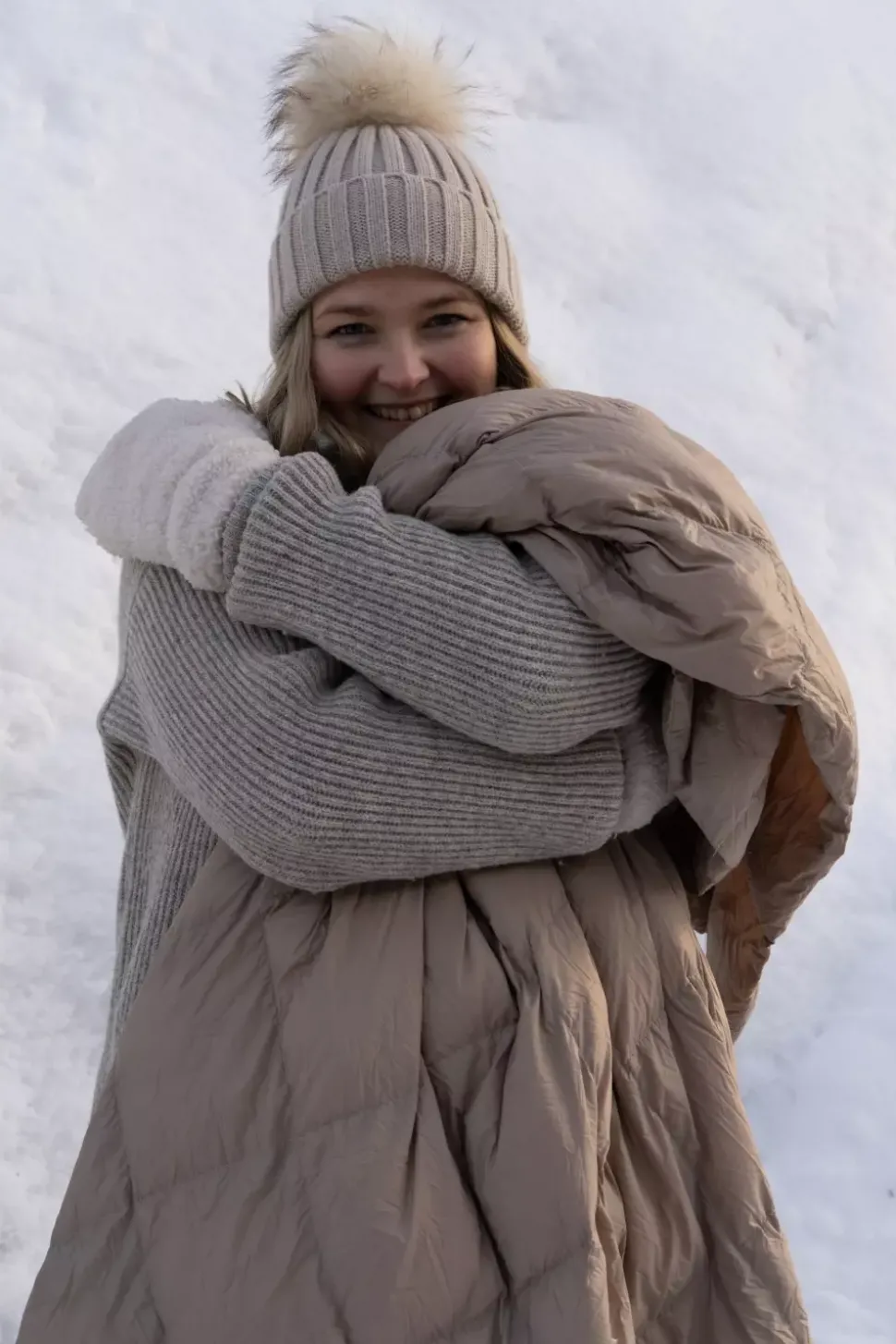 Out&About Dunpledd By Norsk Dun Beige