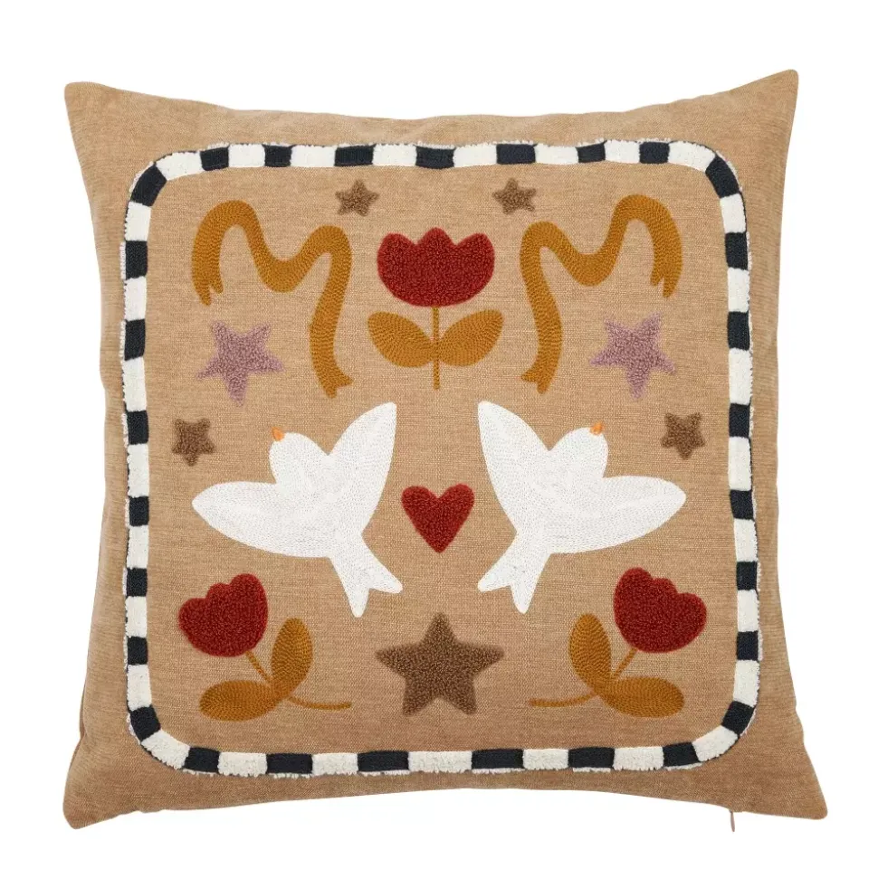 Paloma Brunt Putetrekk 48x48