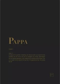 Pappa Gullposter