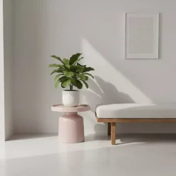 Pawn Sidebord 43x42 Lys Rosa
