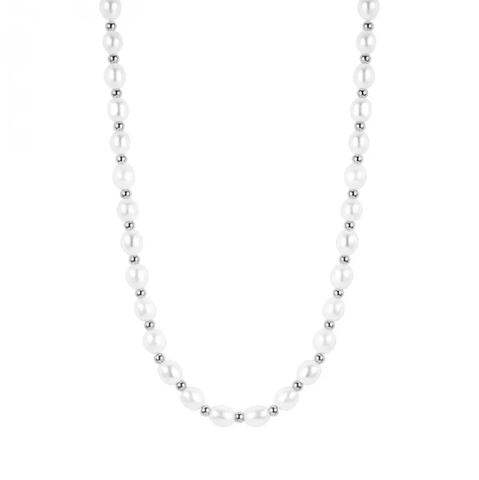 Pearl Collier Smykke Stål