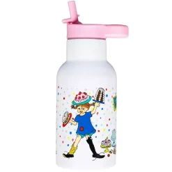Pippi Bursdag Vannflaske Rosa