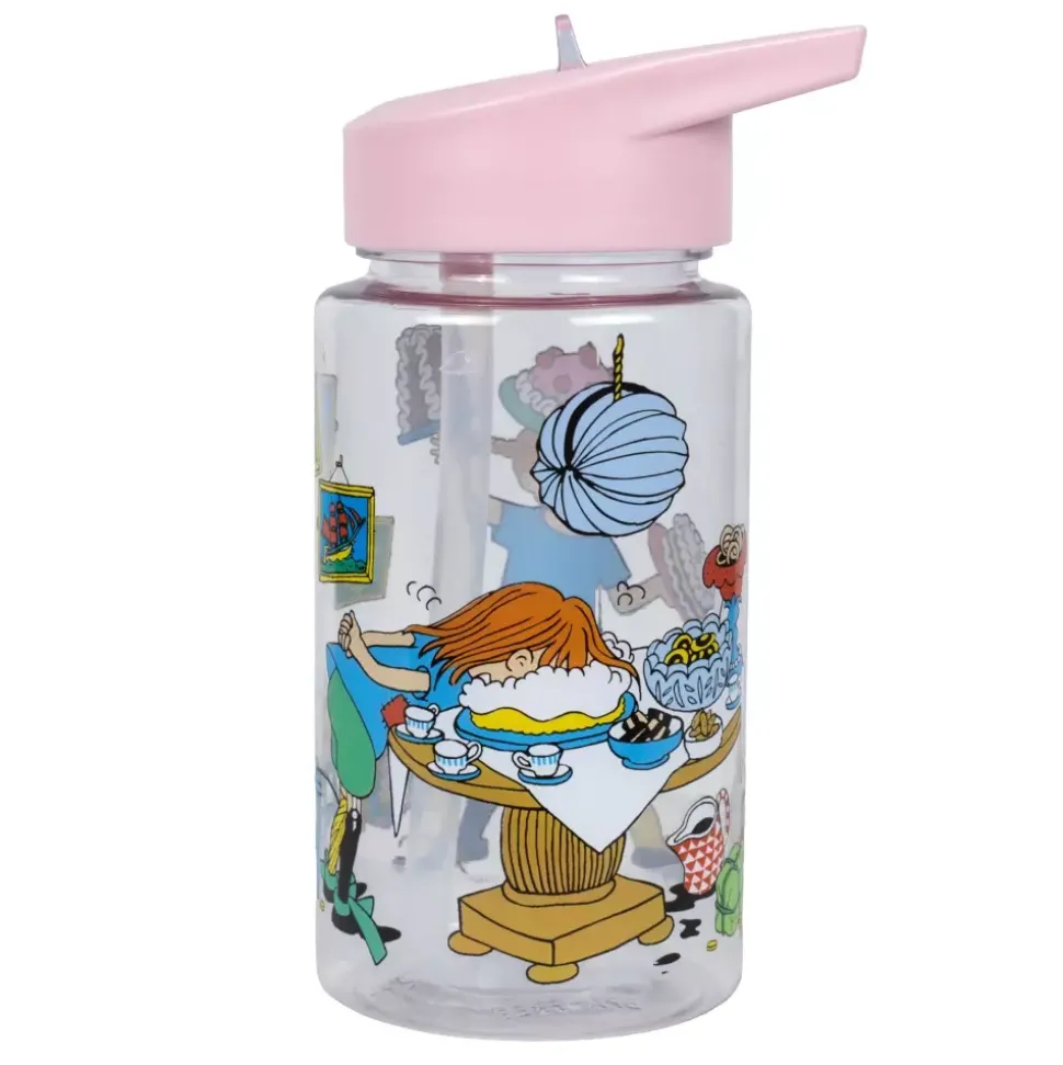 Pippi Fødselsdag Vannflaske I Plast, 500 Ml