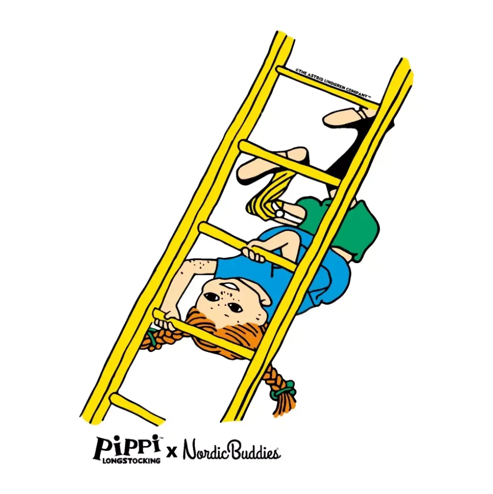 Pippi Sokker 36-42 Gul/Blå