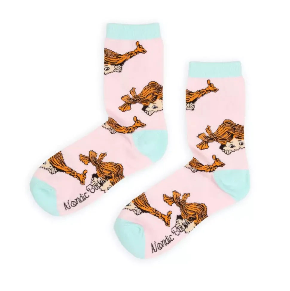 Pippi Sokker 36-42 Rosa