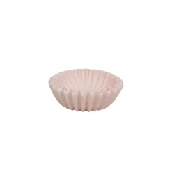 Pleated Skål Rosa D20
