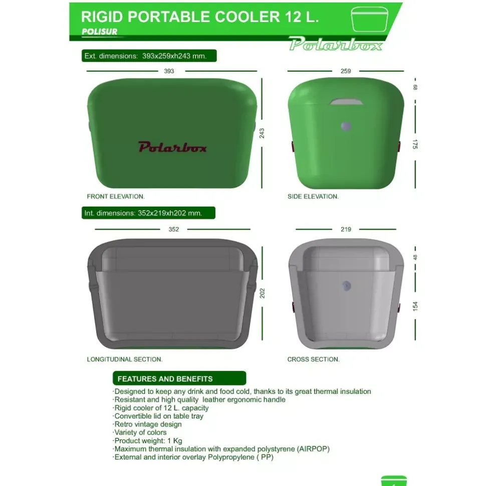 Polarbox Nude Pop 12L