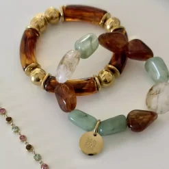 Prisma Resin Armbånd Grønn