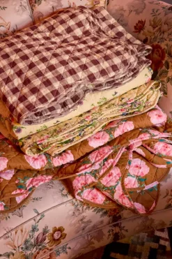 Quilted Bomullspledd Floral Fiesta