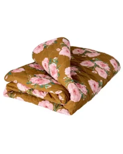 Quilted Bomullspledd Floral Fiesta