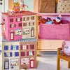 Raffia Oppbevaringsboks Med Paris Tema Stor Sammenleggbar