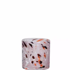 RAHEL Lyslykt/Vase D10 H10 Confetti Pink