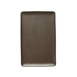 Raw Metallic Brown - Tallerken 31,5x20cm