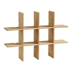 Raw Teak Hylle 34x46