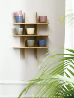 Raw Teak Hylle 34x46