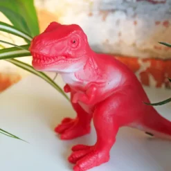 Rød T-Rex Mini Led Lampe