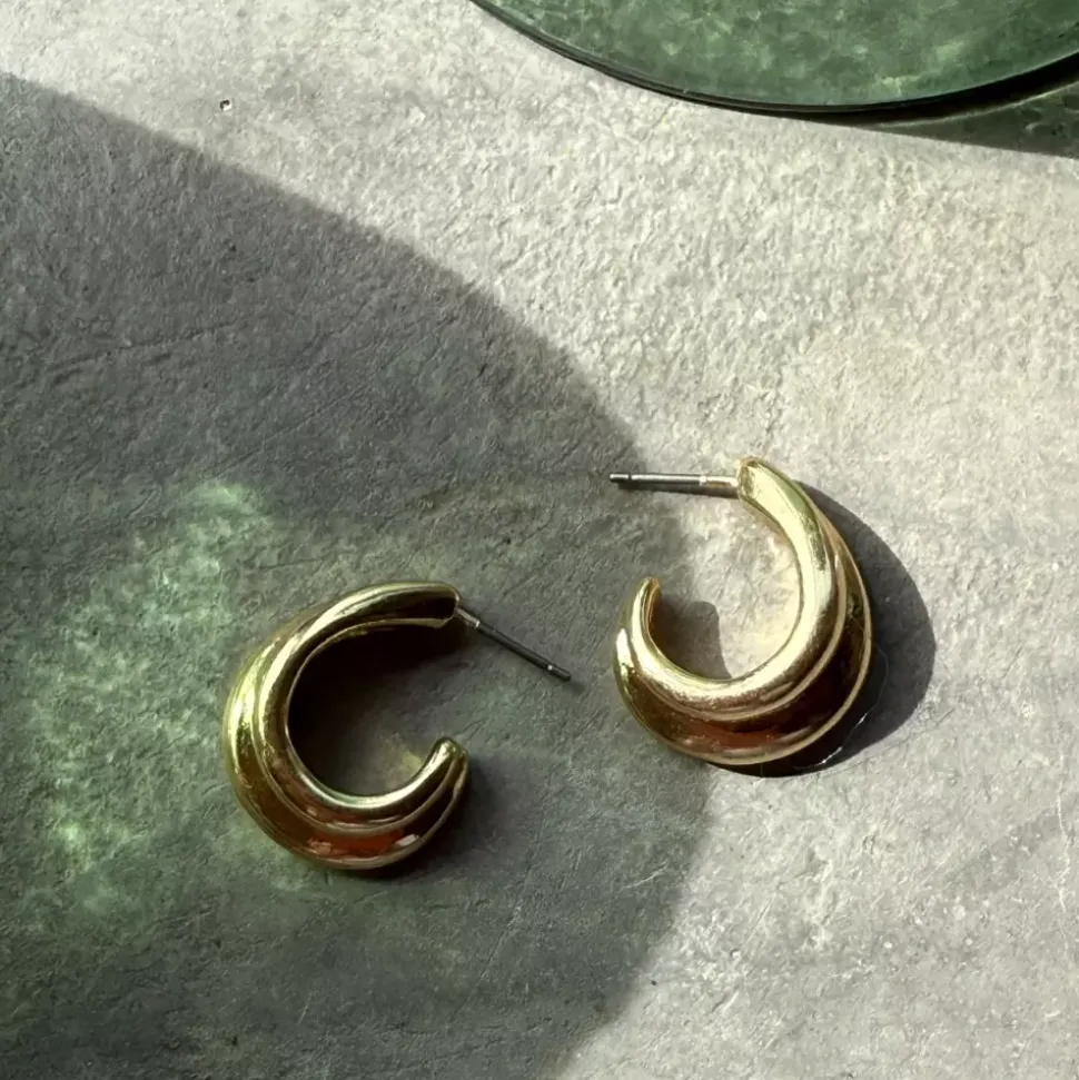 Øredobber, Hoops 19 Mm, Liquid G