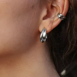 Øredobber, Hoops 19 Mm, Liquid S