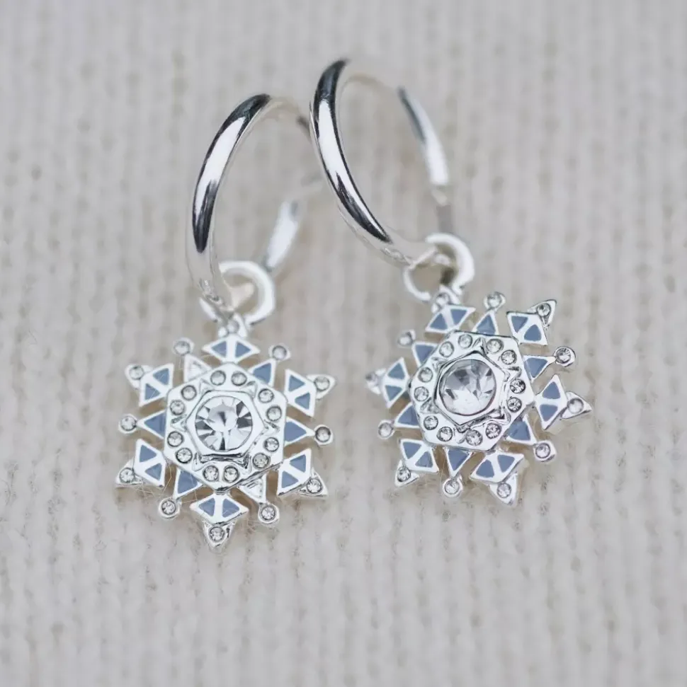 Øreringer Med Charm Snowflake S