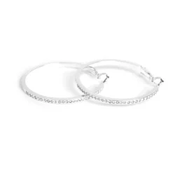 Øreringer - 40mm - Just Oslo - Cubic Zirconia, S
