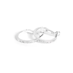 Øreringer - 20mm - Just Oslo- Cubic Zirconia, S