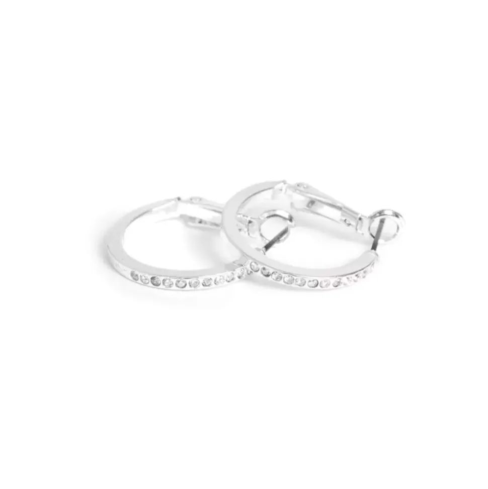 Øreringer - 20mm - Just Oslo- Cubic Zirconia, S