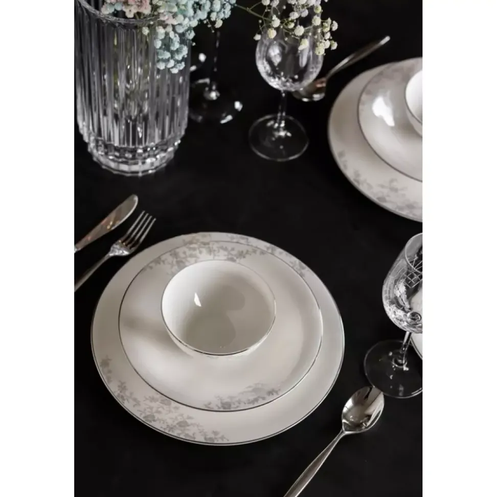 Royal Porcelain - Angelina Platinum - Dessertskål