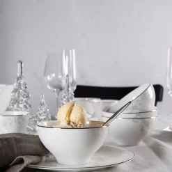 Royal Porcelain - Angelina Platinum - Dessertskål