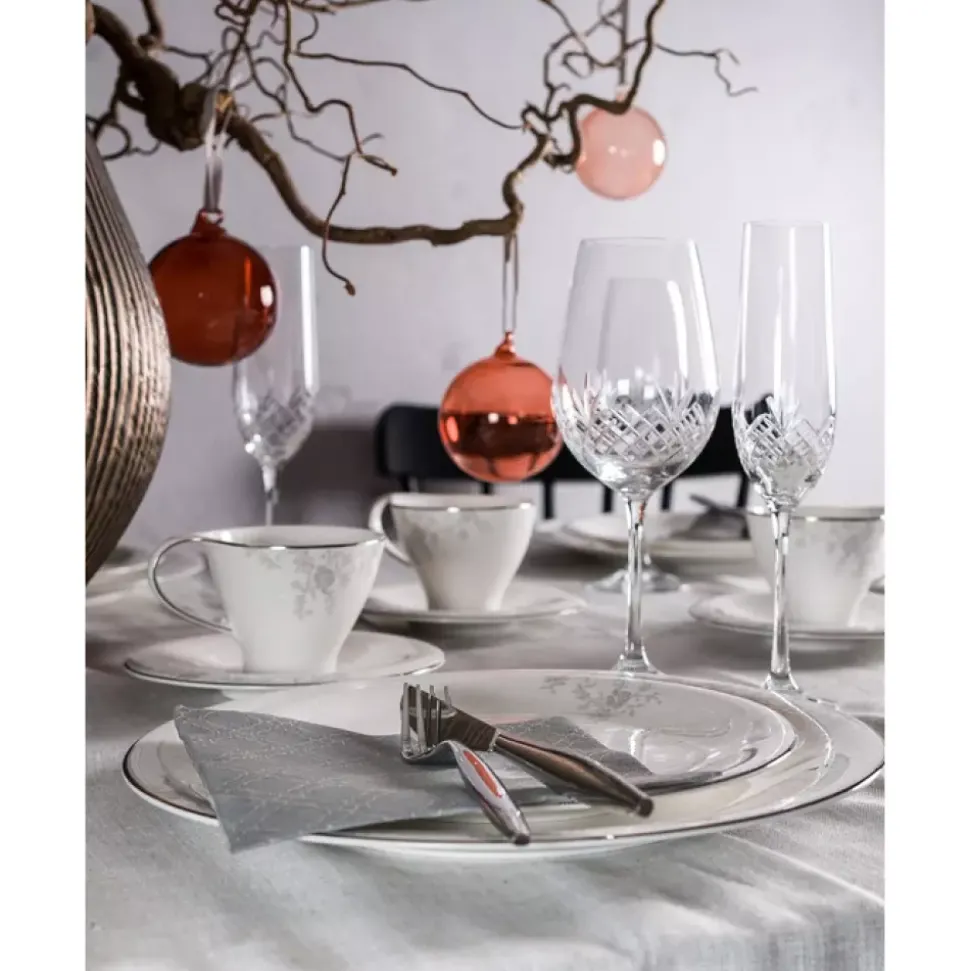 Royal Porcelain - Angelina Platinum - Kaffekopp - 20 cl