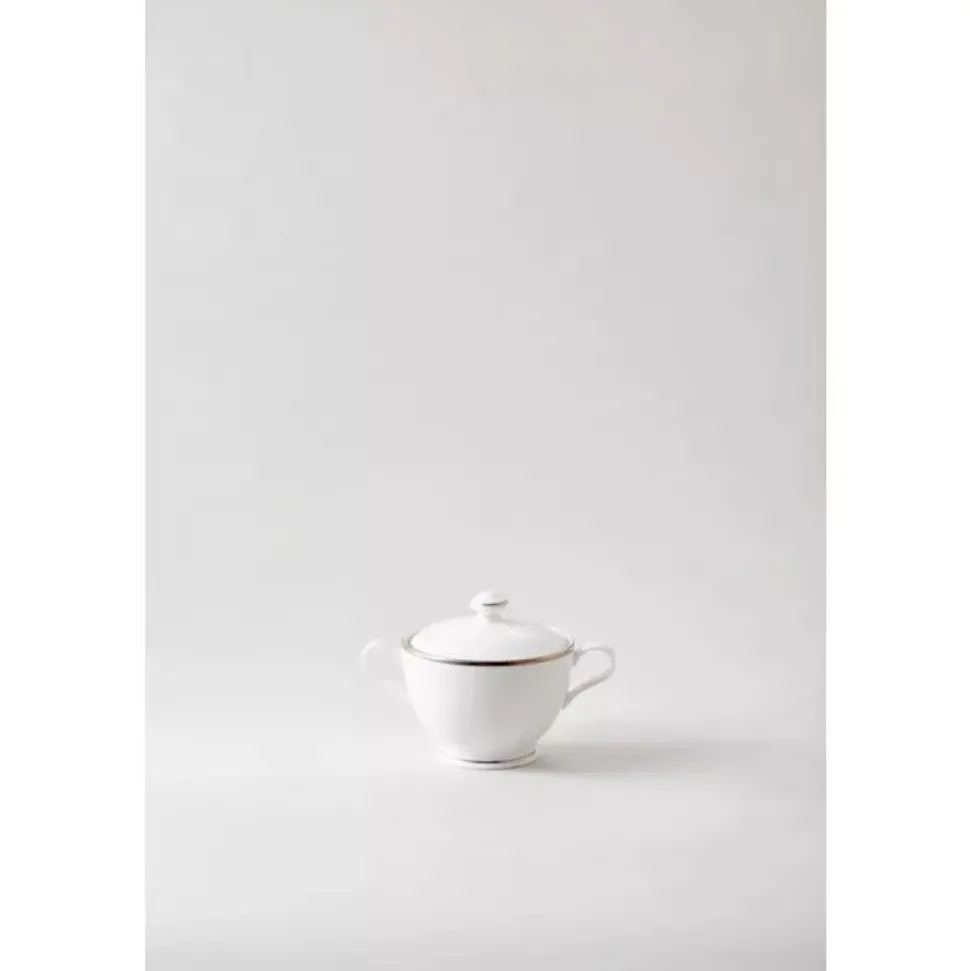 Royal Porcelain - Platinum - Sukkerskål - 0,25 l