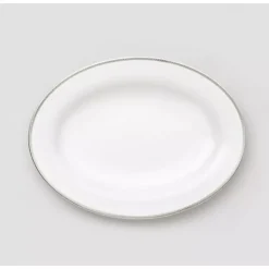 Royal Porcelain - Silver Paisley - Ovalt fat 39 cm