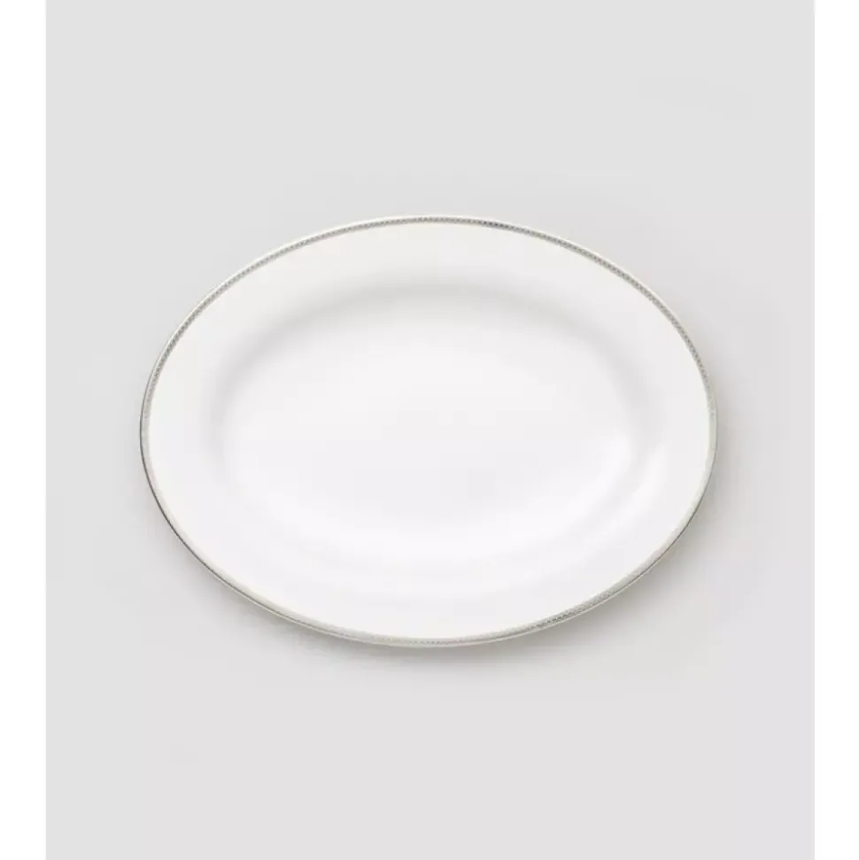 Royal Porcelain - Silver Paisley - Ovalt fat 39 cm