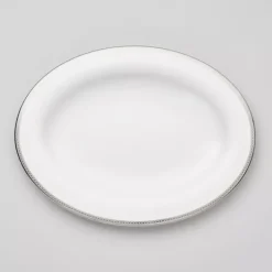 Royal Porcelain - Silver Paisley - Ovalt fat