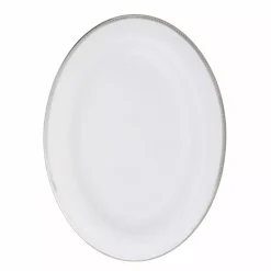 Royal Porcelain - Silver Paisley - Ovalt fat