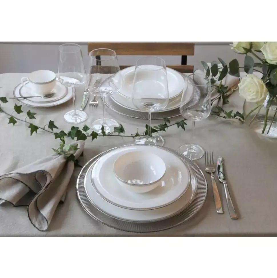 Royal Porcelain - Silver Paisley - Dessertskål