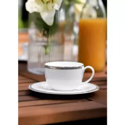 Royal Porcelain - Silver Paisley - Kaffekopp - 20 cl