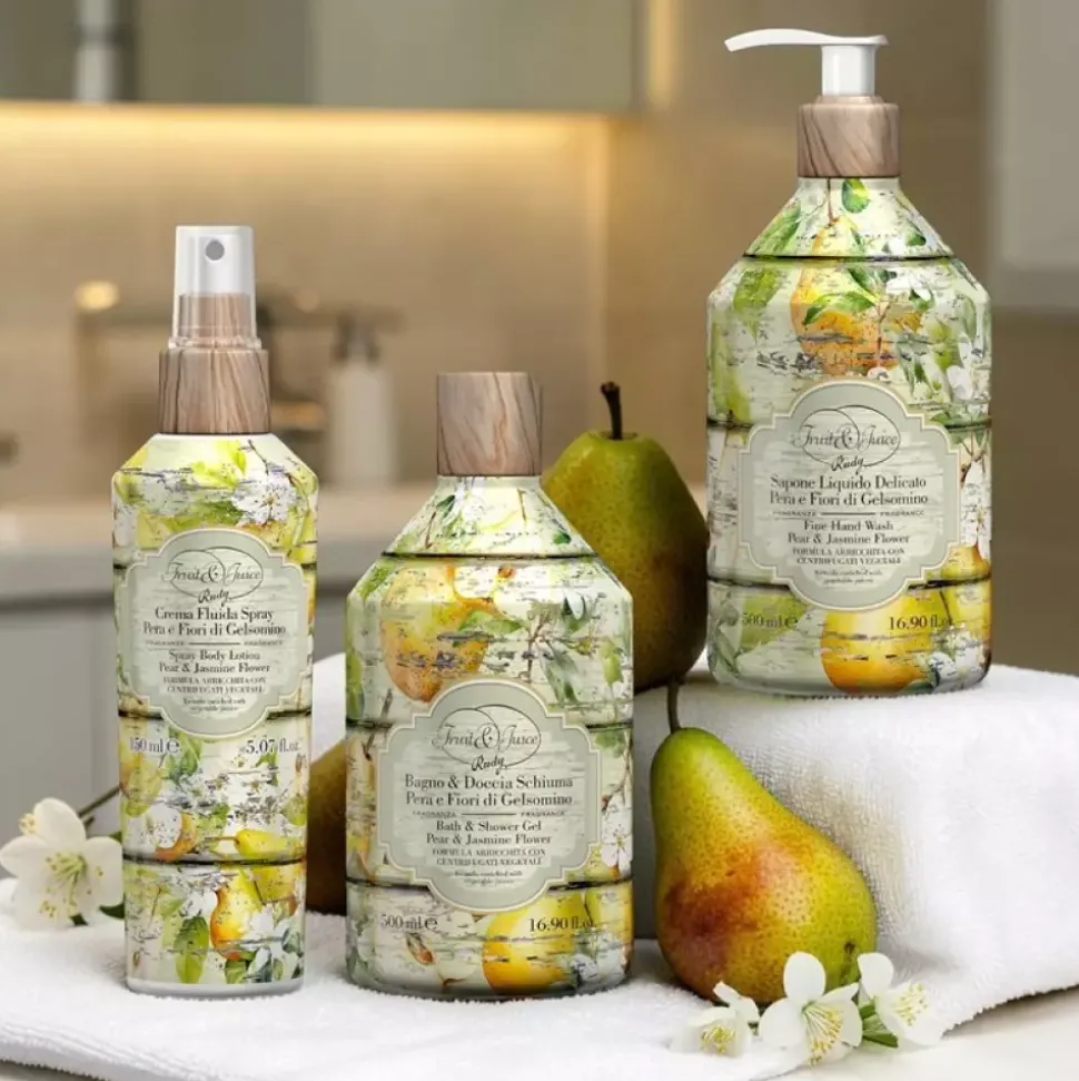 Rudy - Fruit & Juice - Flytende såpe 500ml Pear & Jasmin