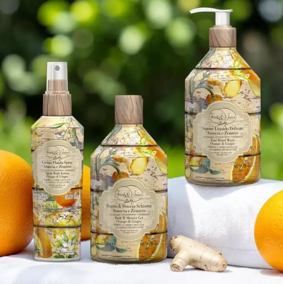 Rudy - Fruit & Juice - Flytende såpe 500ml Orange & Ginger