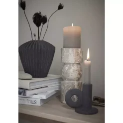 Rustic Kubbelys Sølvgrått