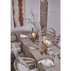 Rustic Kubbelys Sølvgrått